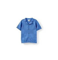 Cotton On Boys Knitted Short Sleeve Shirt
