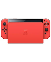 Nintendo Switch Oled Mario Red Edition with MightySkins Console and Controller Skin Voucher and 2 Year Cps Extended Warranty