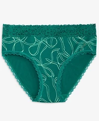 State of Day Women's Cotton Blend Lace-Trim Hipster Underwear, Created for Macy's