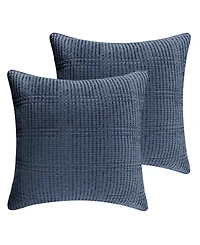 Levtex Cloud Waffle Quilted 2-Pc. Sham Set, European