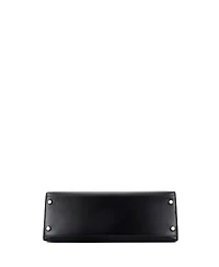 Pre-Owned Hermes Kelly 32 Handbag Black Box Calf with Palladium Hardware