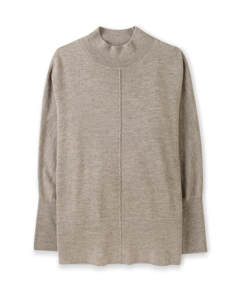 Celtic & Co. Women's Drape Funnel Neck Sweater