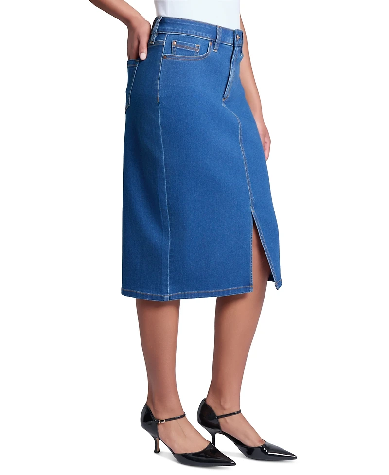 Jones New York Petite Lexington Denim Pencil Skirt