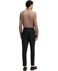 Boss by Hugo Men's Stretch Fabric Tapered-Fit Pants