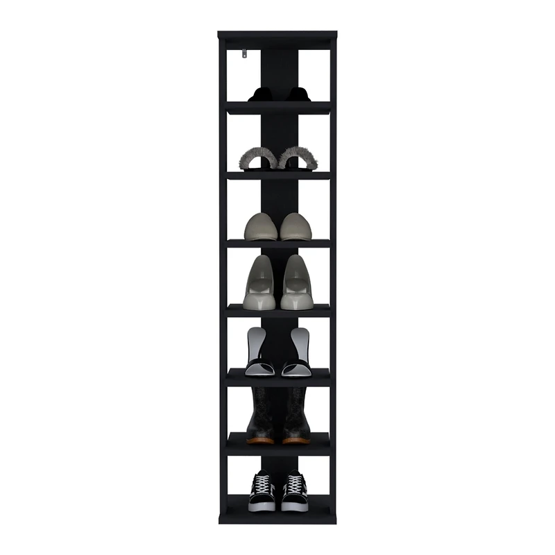 Glacier Shoe Rack, 7 Shelves, White