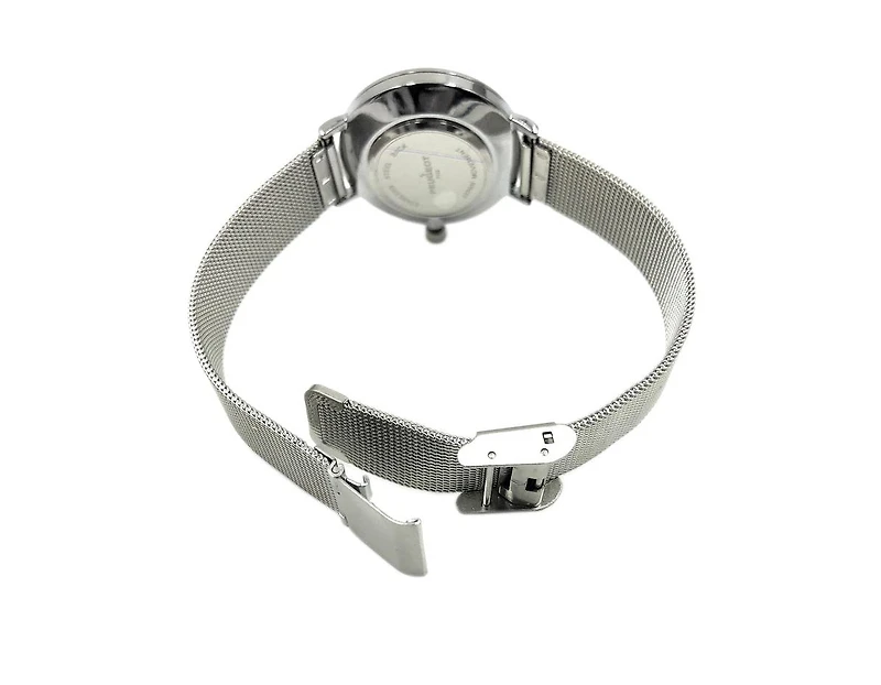 Peugeot Women's 30mm Blue Sleek Stainless Steel Mesh Band Watch