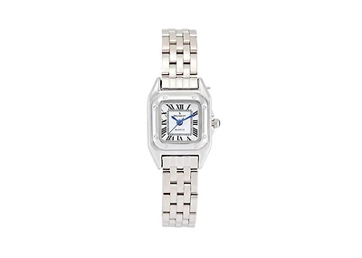 Peugeot Womens 20x22mm Silver-Tone Panther Link Bracelet Watch