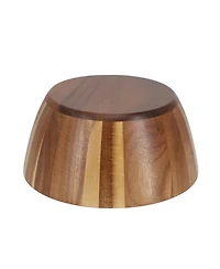 MegaChef 2 Piece 8.5 Inch Acacia Wood Salad Bowl Set