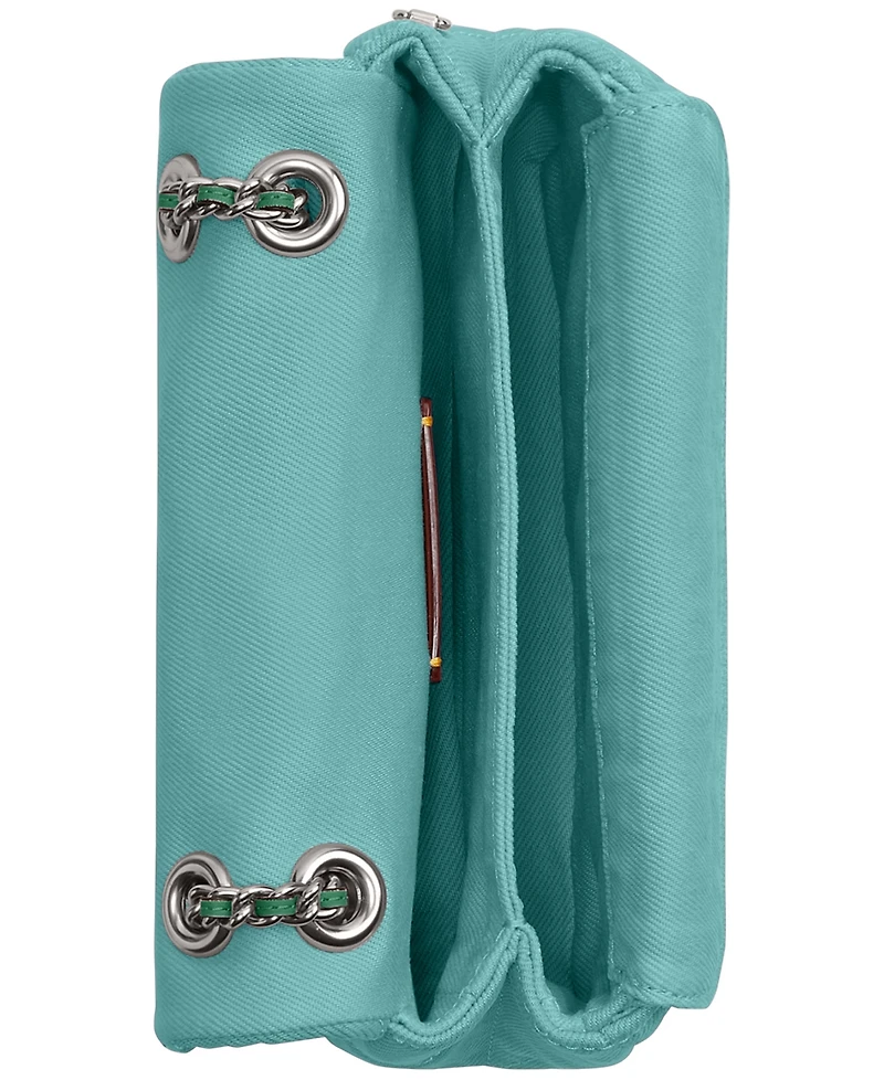 Coach Quilted Tabby Small Denim Shoulder Bag 20