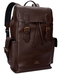 Polo Ralph Lauren Men's Pebbled Leather Backpack