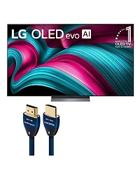 Lg Oled77C5PUA 77" 4K Uhd OLED evo C5 Smart Tv with AudioQuest Sky 3m Hdmi Cable