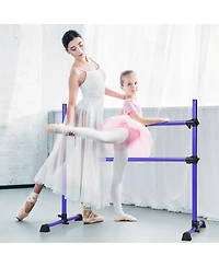 Hongge 4 Feet Portable Ballet Barre with Adjustable Height
