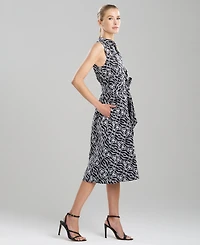 Natori Women's Embroidered Cotton A-Line Dress