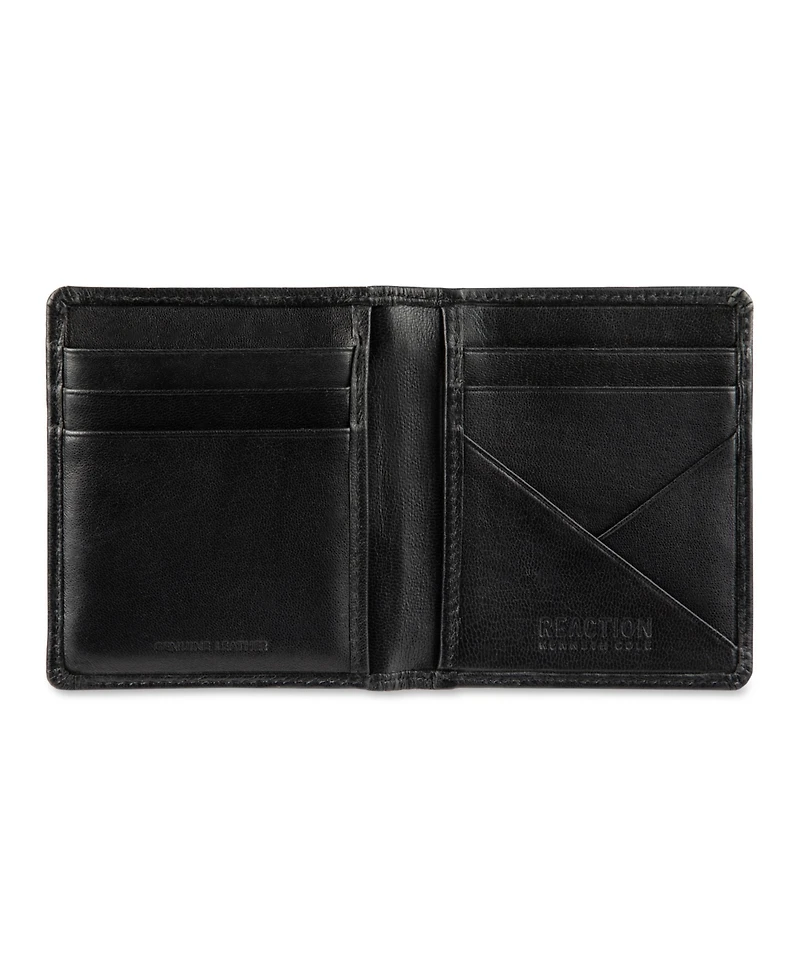 Kenneth Cole Reaction Men's Removable Card Case with Rfid Duo Fold Wallet