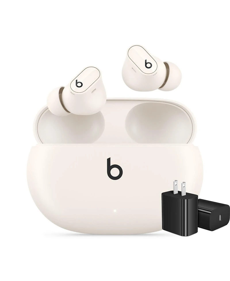 Beats Studio Buds + True Wireless Noise Cancelling Earbuds with Usb-c Wall Charger - Transparent - MQLK3LL/A