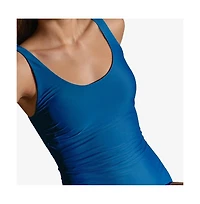 Calypsa Women's Mila One-Piece Swimsuit With Built-In Bra and Tummy Control