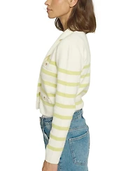 Central Park West Women's Stripe Knit Blazer
