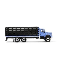 1/64 2018 International WorkStar Platform Stake Truck Blue Sd Trucks 19