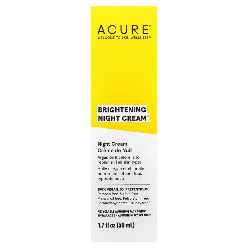 Acure Brightening Night Cream All Skin Types