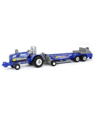 Ertl 1/64 New Holland "Fast Forward" Pulling Tractor with Sled