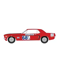 1/64 1968 Mustang Gt Coupe, #68 Charlie Henry Race Car Gl Muscle