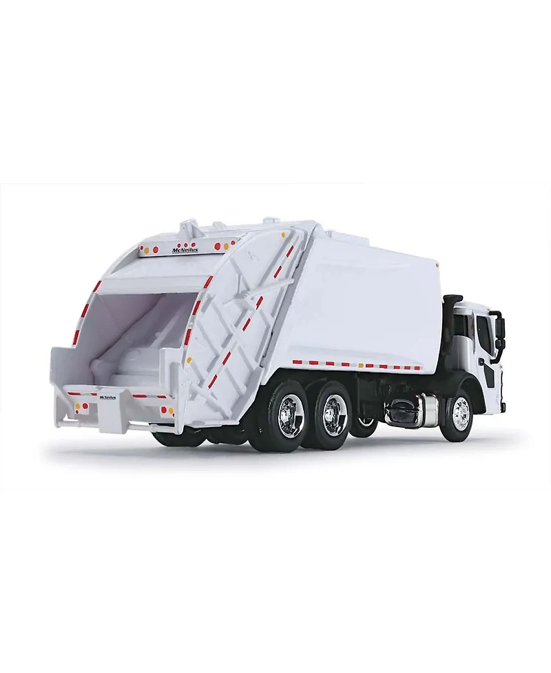 First Gear 1/87 White Mack Lr with McNeilus Meridian Rear Loader Garbage Truck