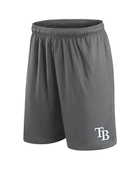Fanatics Men's Gray Tampa Bay Rays Primary Logo Shorts