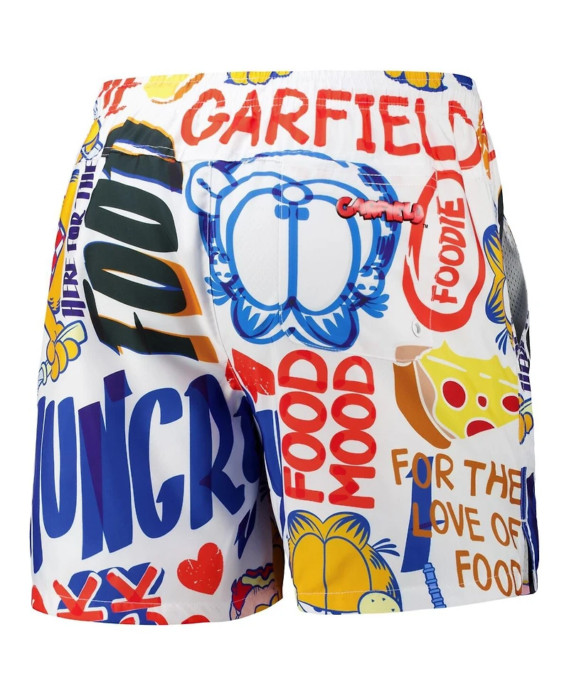 Freeze Max Men's White Garfield Foodie Shorts