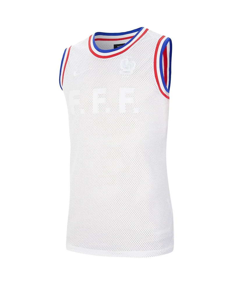 Nike Men's White France National Team Basketball Jersey