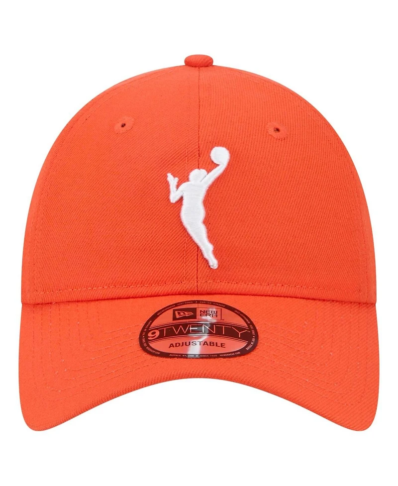 New Era Men's Orange Wnba Logo 9TWENTY Adjustable Hat