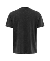 Sportiqe Men's and Women's Black Chicago Sky Rock Roll Collection Angus Mineral Wash Premium T-Shirt