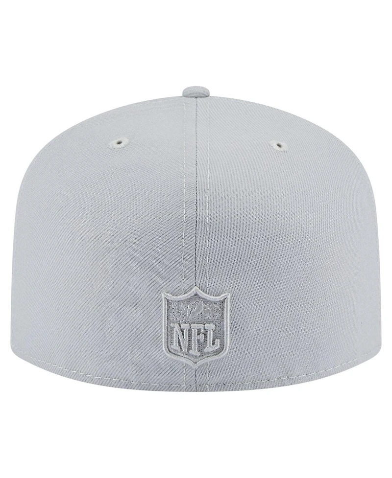 New Era Men's Gray Miami Dolphins Color Pack A-Frame 59FIFTY Fitted Hat