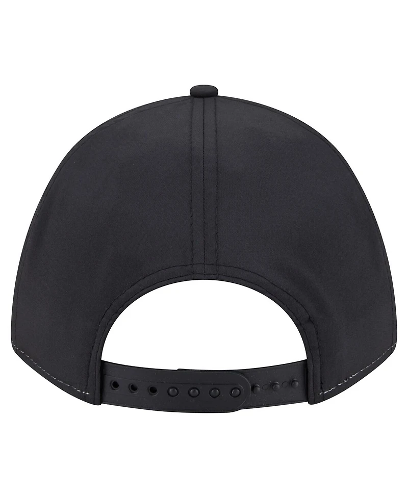New Era Men's Black Miami Marlins Gradient 9FORTY M-Crown Adjustable Hat