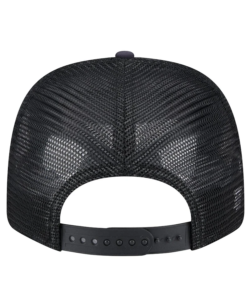 New Era Men's Navy/Black Tennessee Titans Adventure Drinks Pattern 9SEVENTY Stretch-Snap Hat