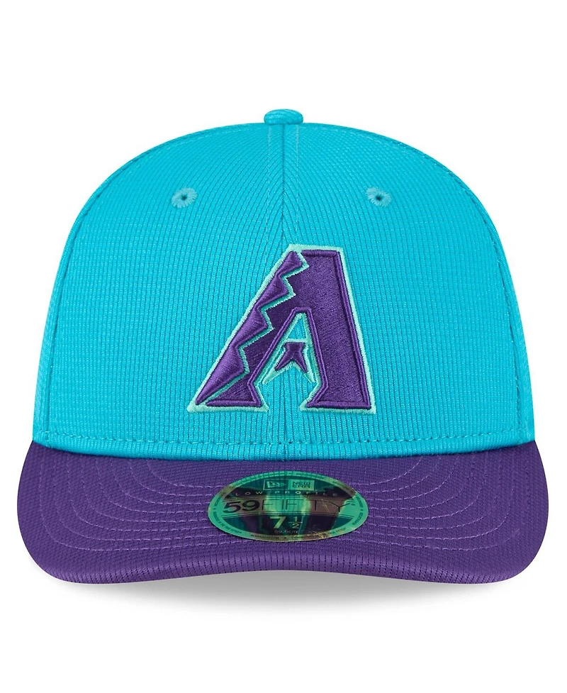 New Era Men's Teal/Purple Arizona Diamondbacks 2025 City Connect Low Profile 59FIFTY Fitted Hat