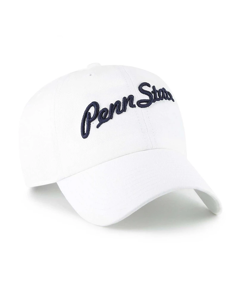 '47 Brand Men's White Penn State Nittany Lions Vault Clean Up Adjustable Hat