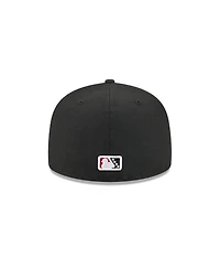 New Era Men's Black Spokane Indians Theme Nights 59FIFTY Fitted Hat