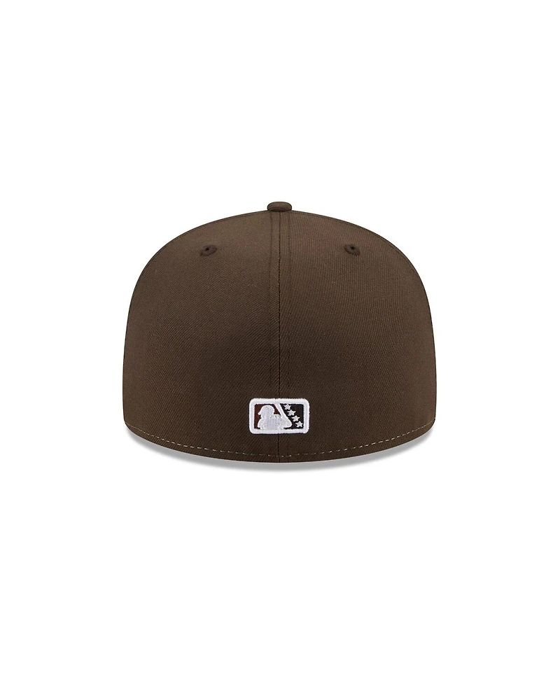 New Era Men's Brown Portland Sea Dogs Theme Nights 59FIFTY Fitted Hat