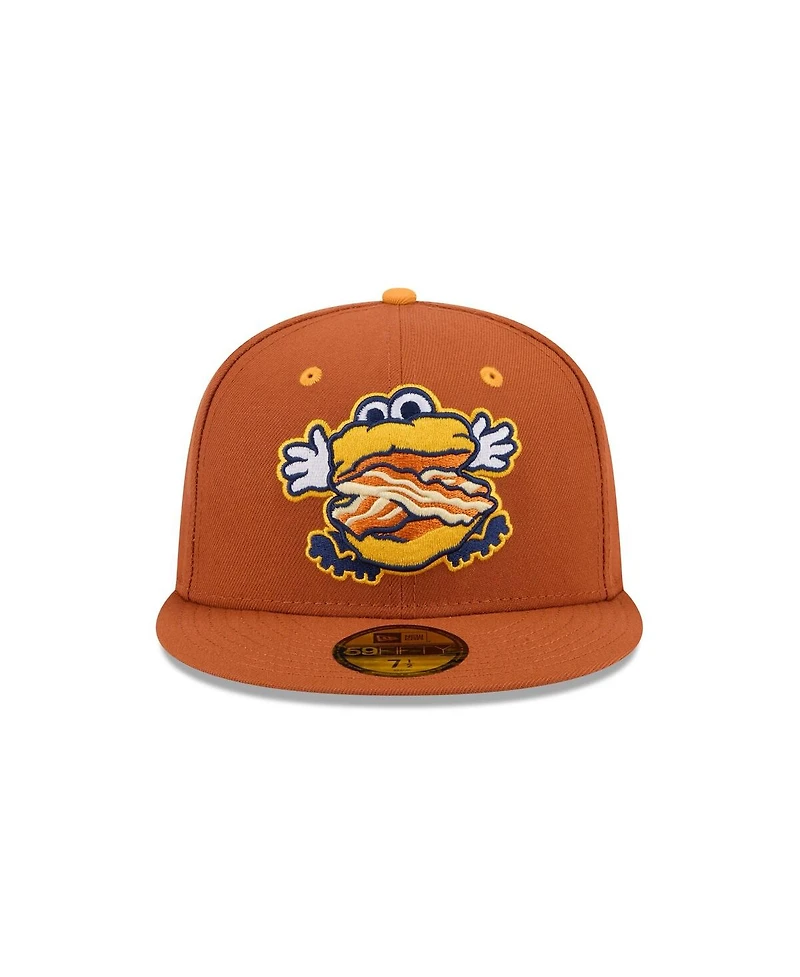 New Era Men's Brown Montgomery Biscuits Theme Nights 59FIFTY Fitted Hat