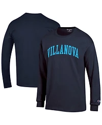Champion Men's Navy Villanova Wildcats Basic Arch Long Sleeve T-Shirt