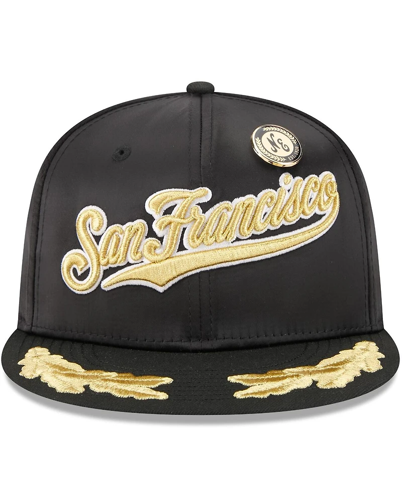 New Era Men's Black San Francisco Giants 2025 59FIFTY Day Gold Leaf Fitted Hat