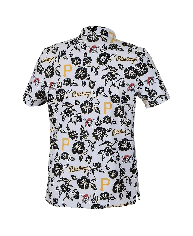 Reyn Spooner Men's White Pittsburgh Pirates Pua Performance Polo Shirt