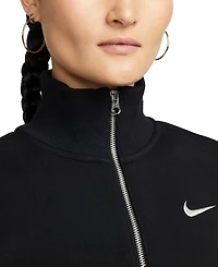 Nike Sportswear Women's Phoenix Fleece Quarter-Zip Cropped Sweatshirt