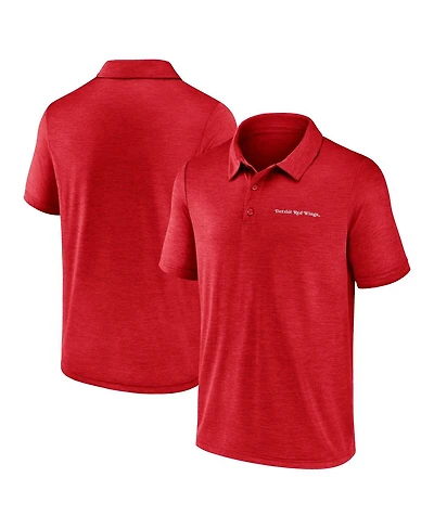 Logo Athletic Men's Red Detroit Wings Unstoppable Polo Shirt