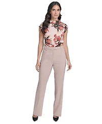 Calvin Klein Petite High Rise Modern Fit Pants