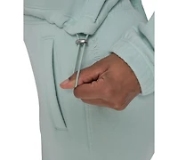 Calvin Klein Performance Women's Mini Triple Logo Fleece Half-Zip Pullover Sweatshirt