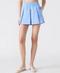 Steve Madden Women's Pleated Pull-On Shorts