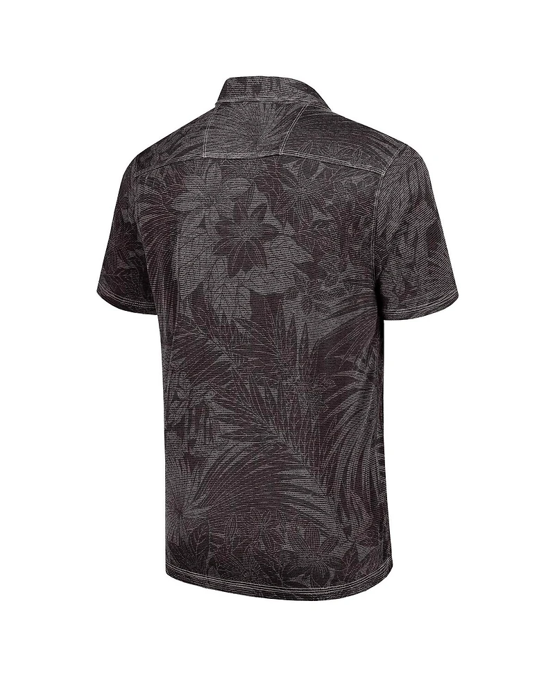 Tommy Bahama Men's Black Texas Longhorns Sport Santiago Paradise Polo Shirt