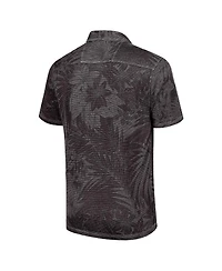 Tommy Bahama Men's Black Texas Longhorns Sport Santiago Paradise Polo Shirt