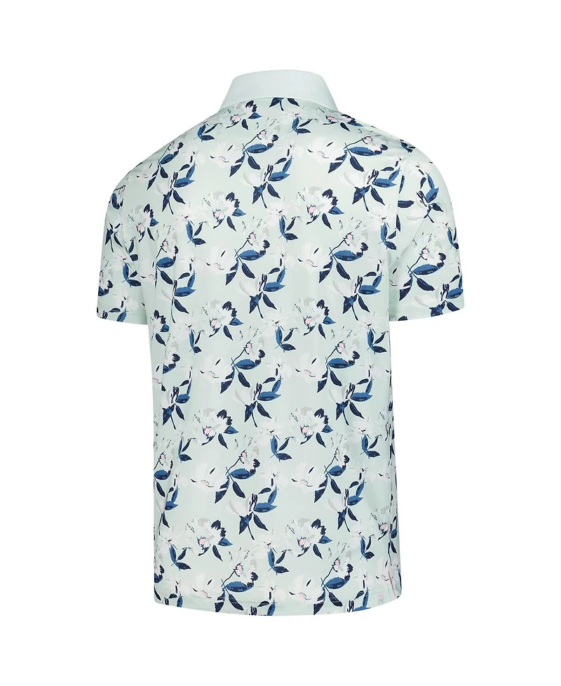 Puma Men's Mint Arnold Palmer Mattr Spring Florals Polo Shirt